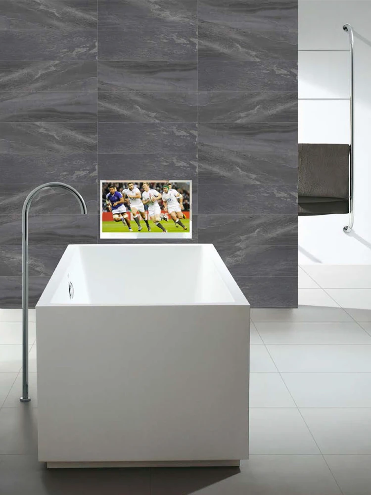 22 inch Luxury Hotel Shower Room Water Resist New Smart TV Mirror IP66 Waterproof