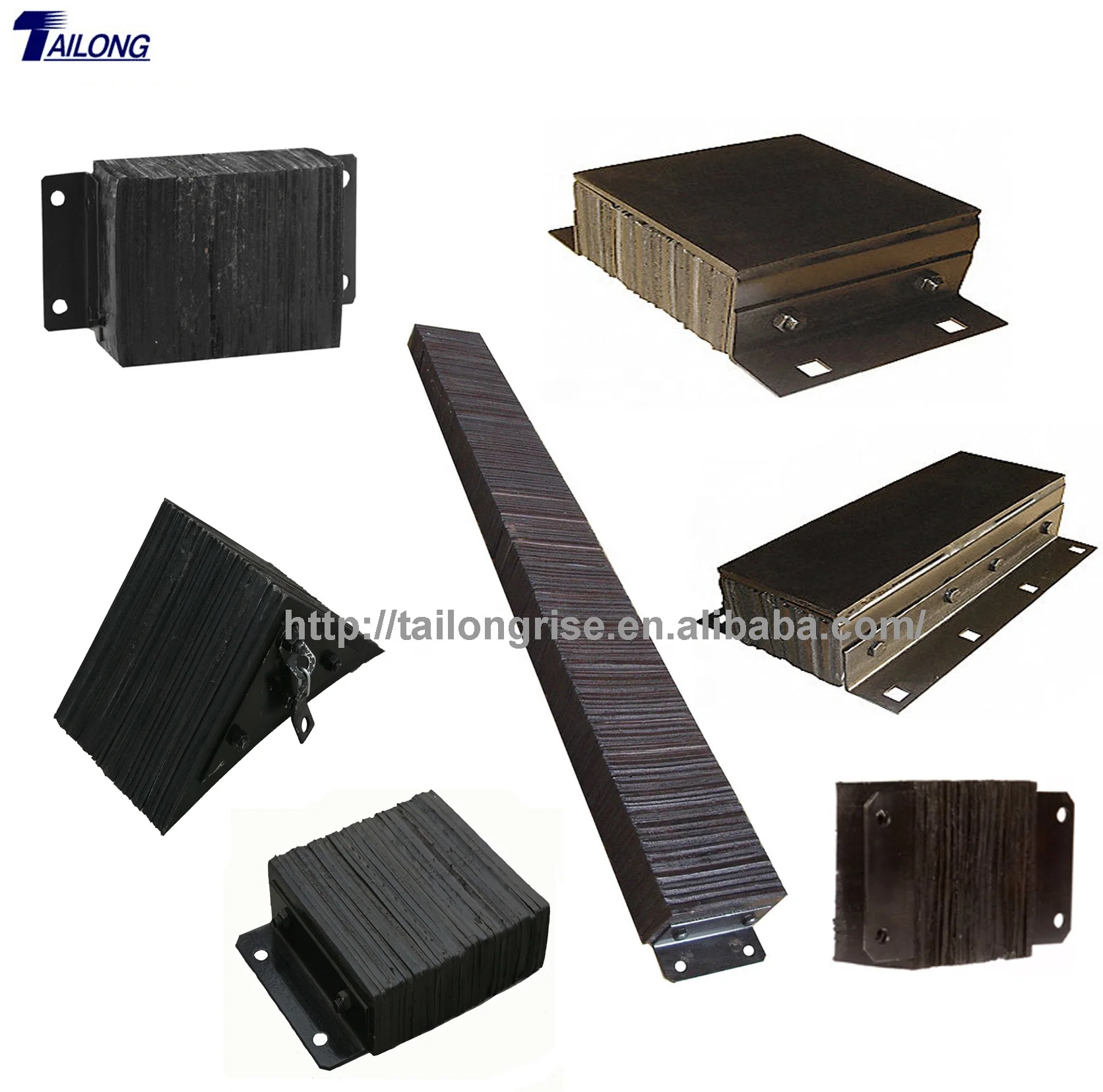 Loading Dock Equipment Vertical Style Laminated Dock Bumper for Boat Docks, Marinas, and Parking Spots Wall Protection