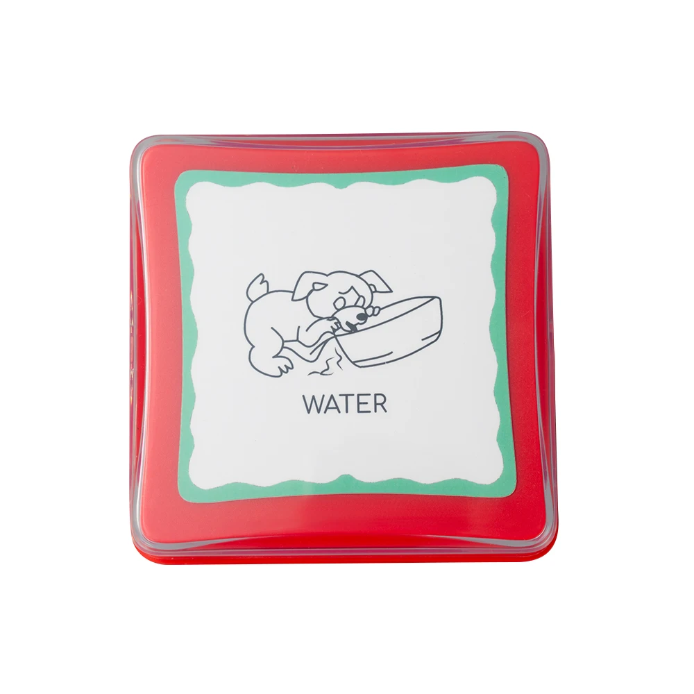 Hot Selling  Custom square Recordable Voice Pet Talking Dog Training Speak Buttons Recordable Buttons for Communication