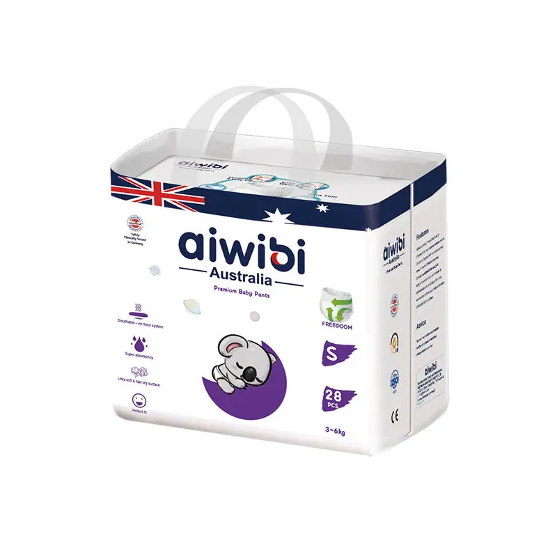 Healthy Aiwibi Baby Care Products Super Soft Universal Skin Friendly Light Baby Diapers Training Pants