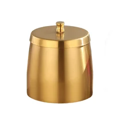 Custom Pocket Ashtray Gold Stainless Steel