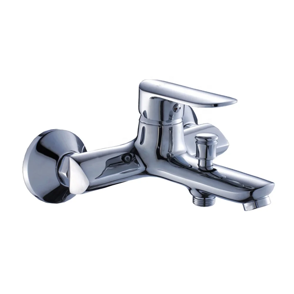 Beelee Chrome Shower Faucet Economic Bathroom Bathtub Shower Mixer