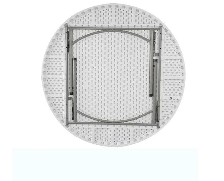 Plastic Folding table round used for banquet outdoor wedding folding tables 6 ft table chairs