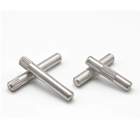 High Precision Customized SUS304 Stainless Steel Knurled Dowel Pin For Toy Car