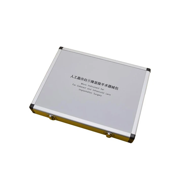 Hot sale stainless steel ophthalmic surgical instruments 21pcs cataract surgical set