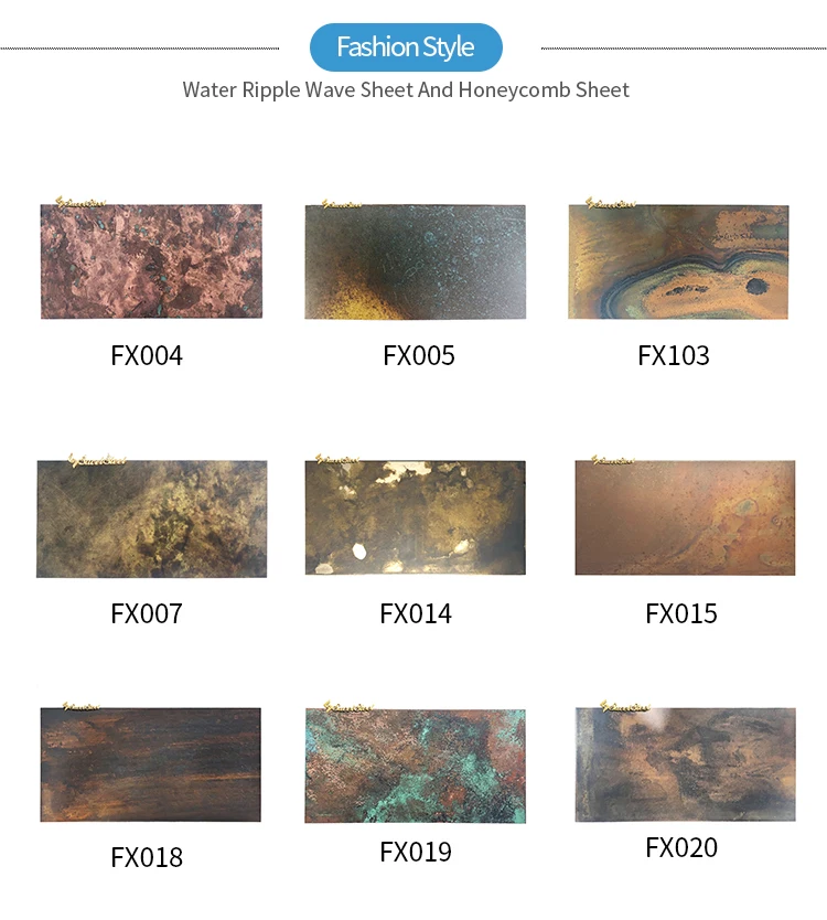 SUCEL Decorative Antique Bronze Color Copper / Brass Coated Clad 304 Antique Stainless Steel Plates And Sheets.jpg