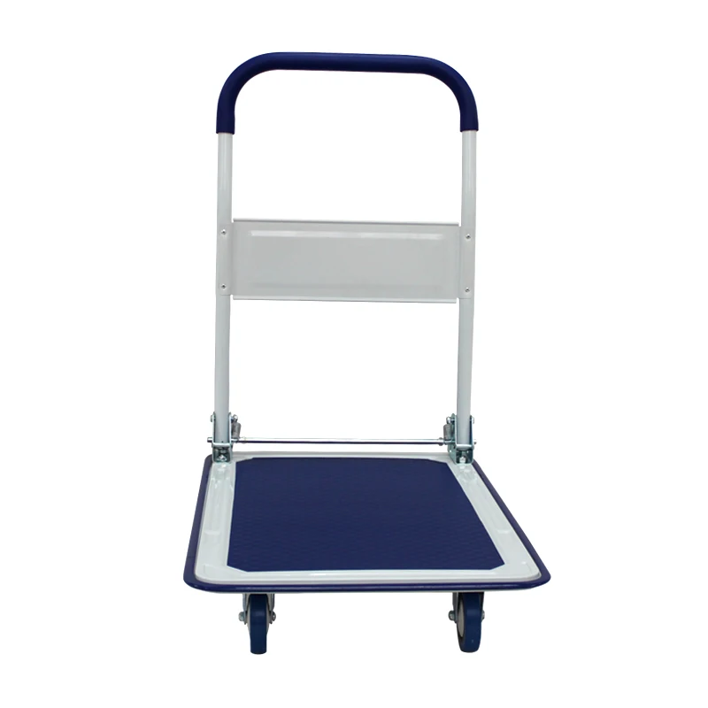 Push Cart DollyMoving Platform Hand Truck, Foldable for Easy Storage and 360 Degree Swivel Wheels