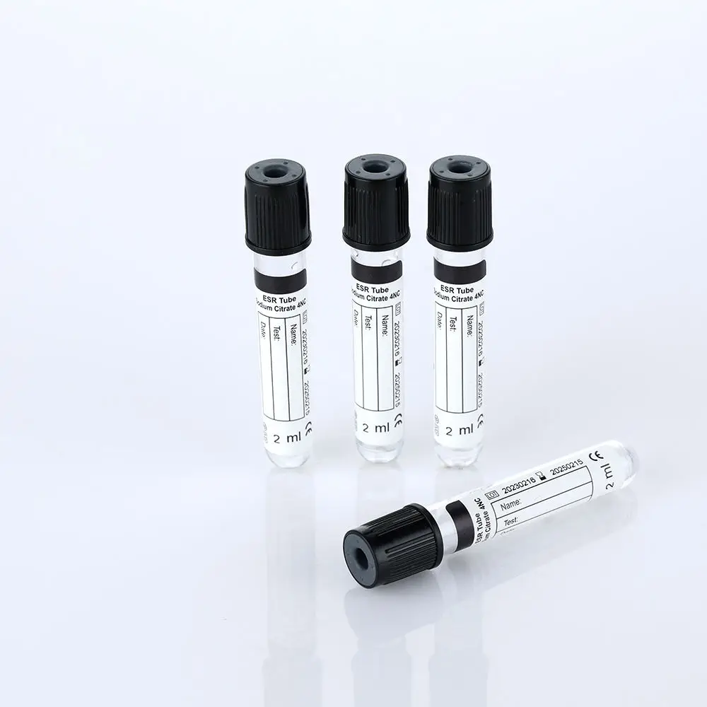 Hospital Use Surgical Single Use Vacuum Blood Collection Glass Tube Disposable Evacuated Blood Collection Vacuum Tube