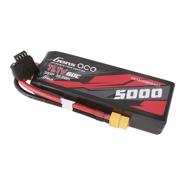 Original Gens Ace lipo battery 3s 5000mah 60C G-Tech Short-Size RC Pack With XT60 rc parts