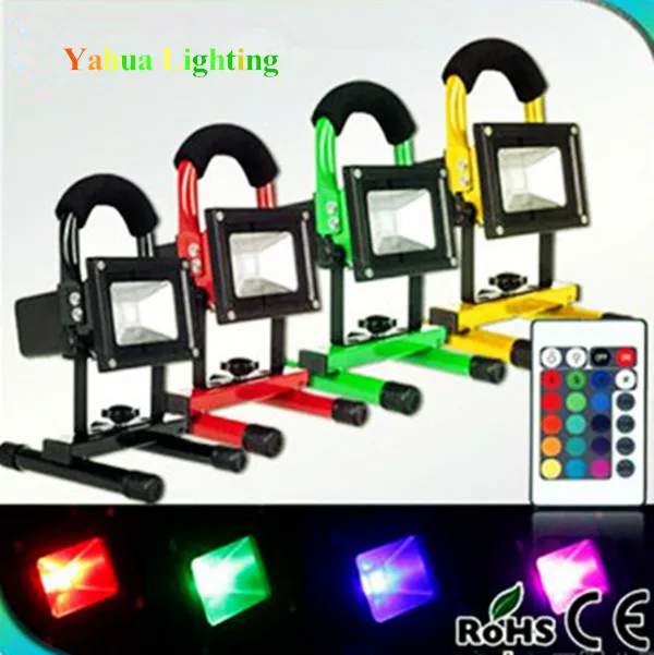 Good quality portable led rechargeable worklight cordless spotlight 10W 20W 30W 50W 100W