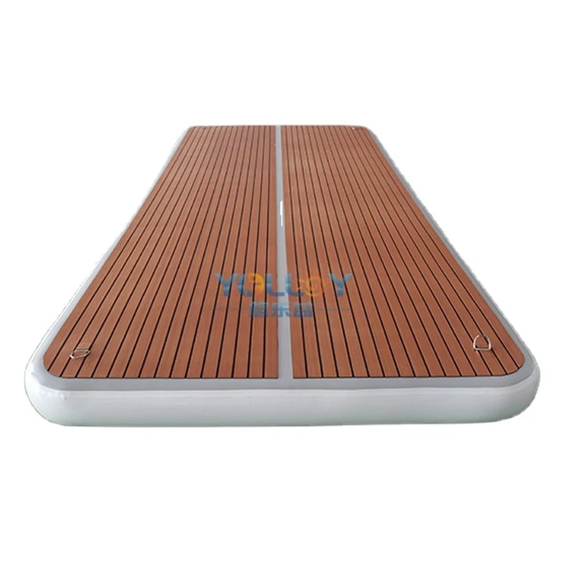 Hot Sale Drop Stitch Inflatable Floating Docks Platform Inflatable Water Park For Yacht