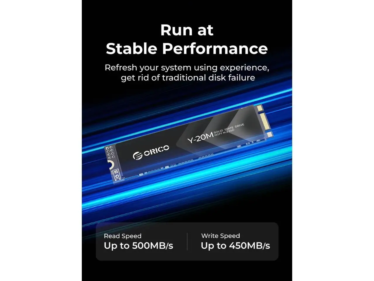 Internal M.2 NGFF SSD 2TB with SLC Cache 3D NAND TLC M.2 2280 SATA III 6Gb/s Internal Solid State Drive SSD Speed up to 500MB/s