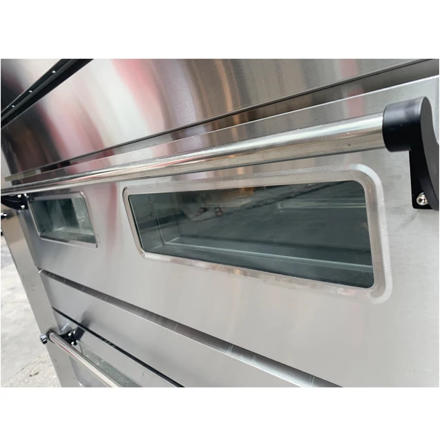 Industrial Bread Toast Baking Ovens 4 Deck 16 Tray Gas Pizza Loaf Oven for Bakery