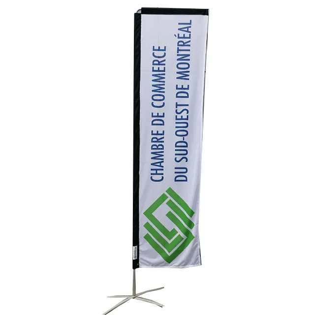 outdoor advertising telescopic wind beach sail flag pole feather flag banner