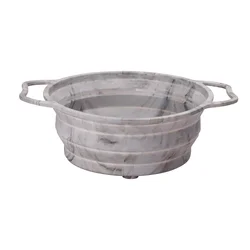 Folding Colander Silicone Fruit Vegetable Silicon Drain Basket Strainer Drain Basket