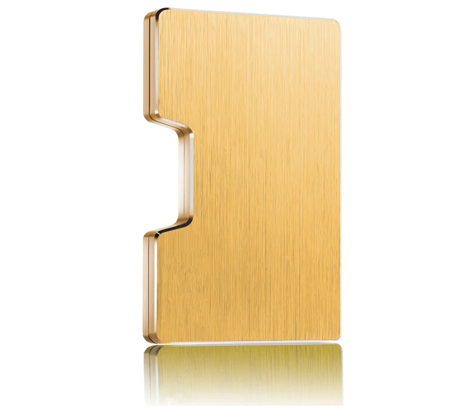 RFID Blocking Card Box Quick Access Storage Space Grade Lightweight Aluminum Non Traditional Wallet Free Attachable Cash Clip