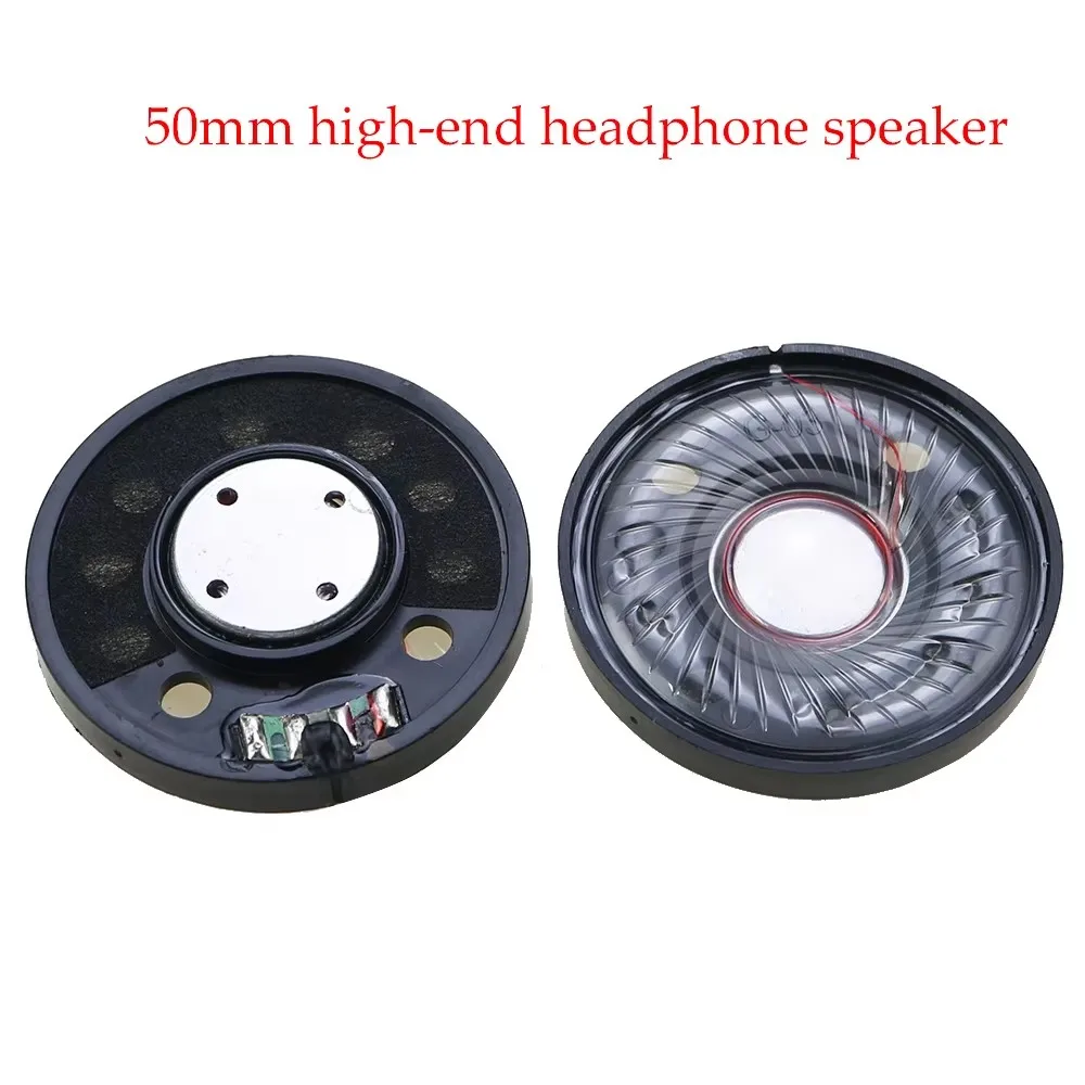 27mm 30mm 40mm 50mm Driver Hifi Bluetooth White Magnetic Headphone Speaker High-end Earphone Diy Loudspeaker Repair Parts