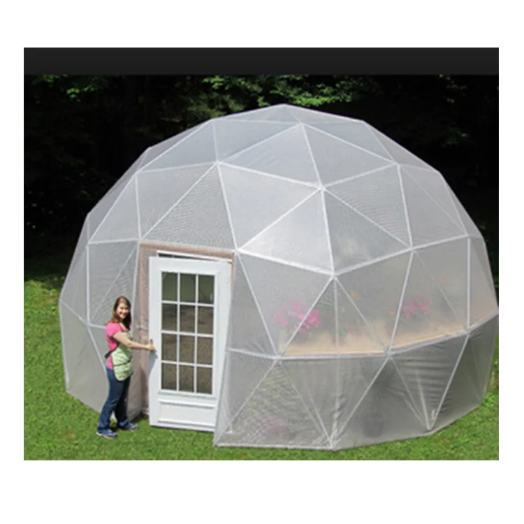 glass geodesic dome greenhouse tent