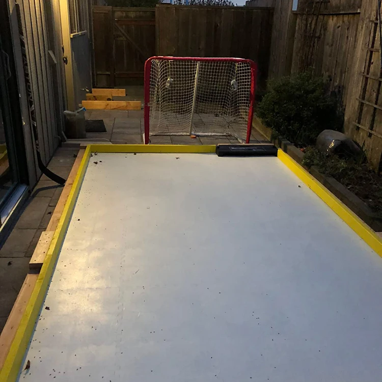 Sanhong Wholesale Uhmwpe Synthetic Ice Skating Sheets Polyglide Synthetic Ice Rink For Ice Hockey Rink