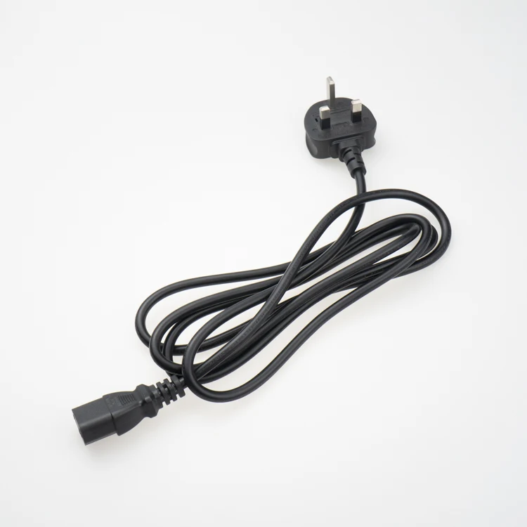 UK шнур питания для ноутбука Power кордовый кабель C19 C13 3 Pin