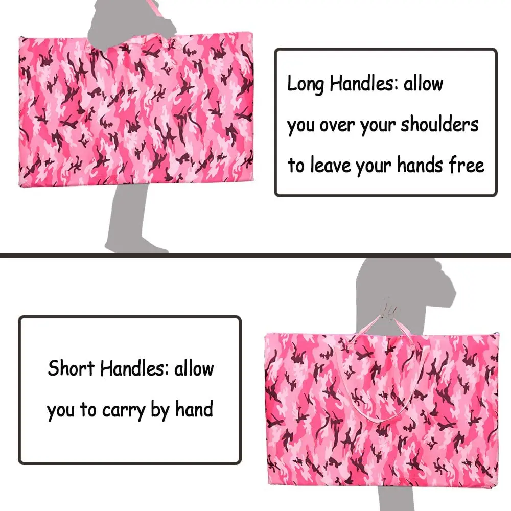 Light Weight Art Portfolio Bag with Nylon Shoulder Large Size Poster Board Storage Bag Waterproof Drawing Painting Sketch Bag