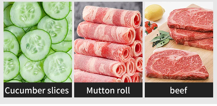  FEST beef slicer pork skin cutter meet 250es-10 squair salami frozen meat for butcher and