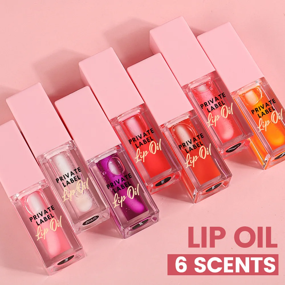 Custom Logo Fruit Flavor Moisturizing Long Lasting Lip Oil Wholesale