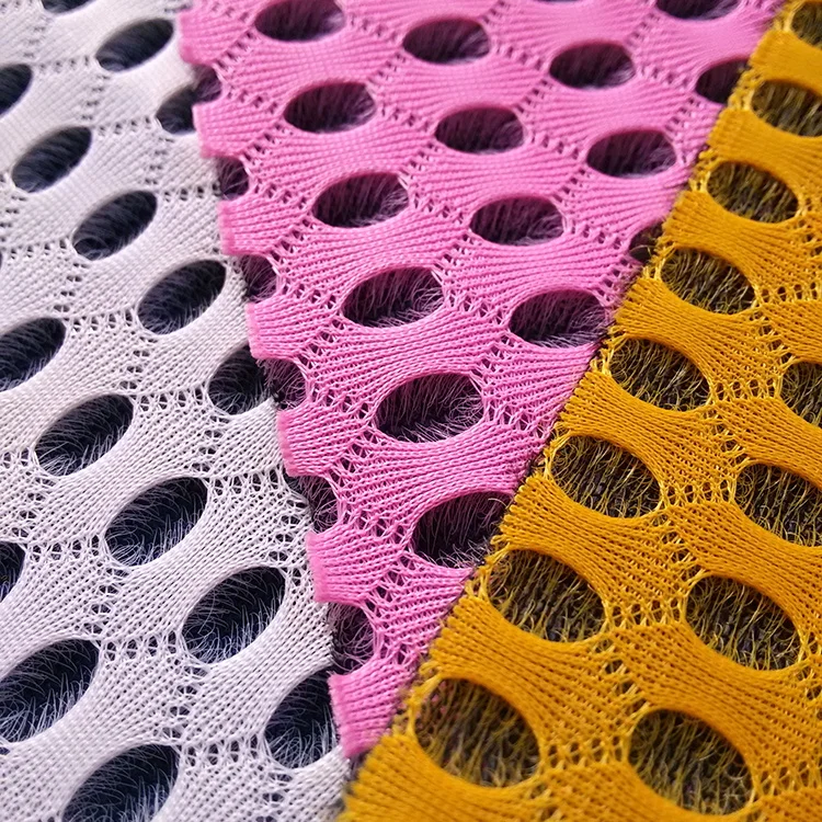 Переработанная оптовая цена жесткая вязаная 3D Воздушная Прокладка сэндвич-сетчатая ткань для автокресла
