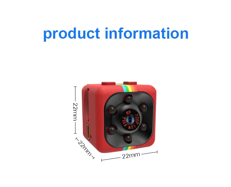  Vanci SQ11 портативный рекордер HD 1080P ночное видение DVR Micro Sport DV Скрытая шпионская