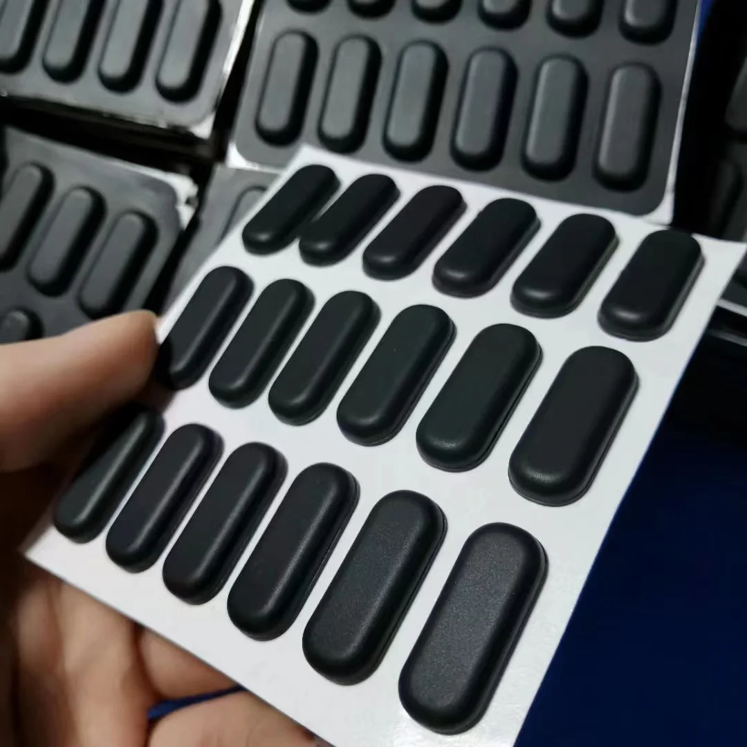 Oilproof Waterproof Rubber Gasket With Double-Sided Adhesive Backing Silicone Flat Gasket Sealing Washer