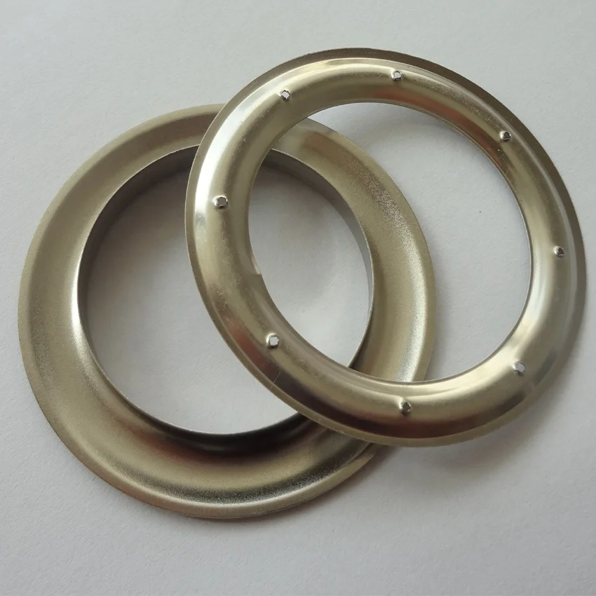 10mm High quality Shiny Gold brass flat eyelets and grommets