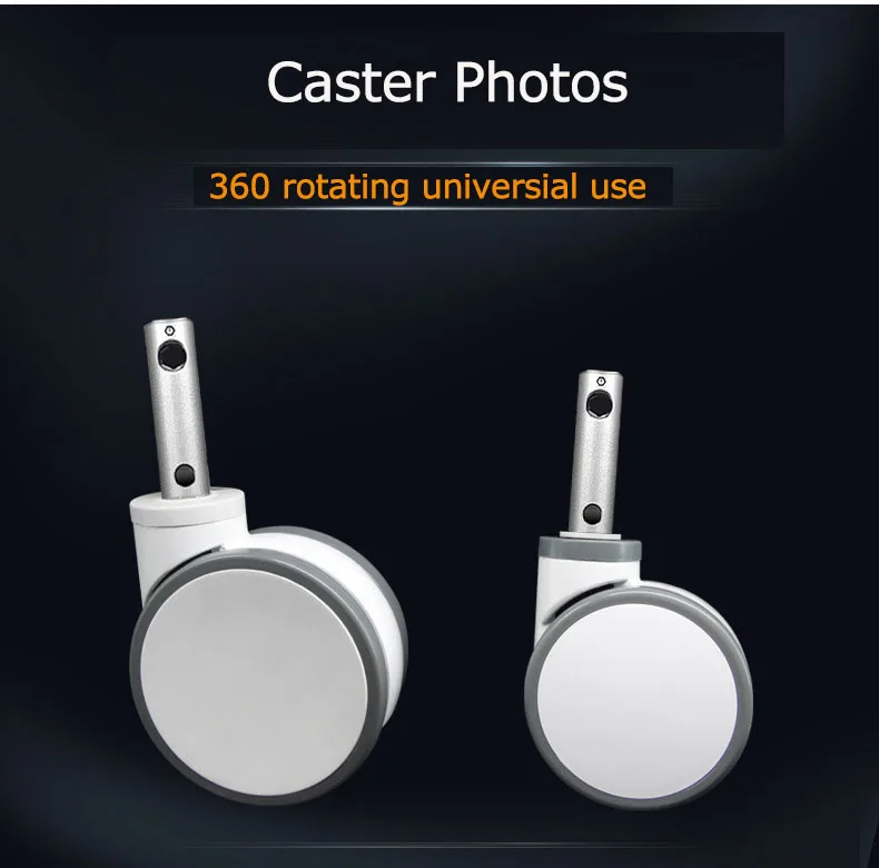 Ролик с центральным управлением, для больничных кроватей, двухколесный, 5/6 дюймов