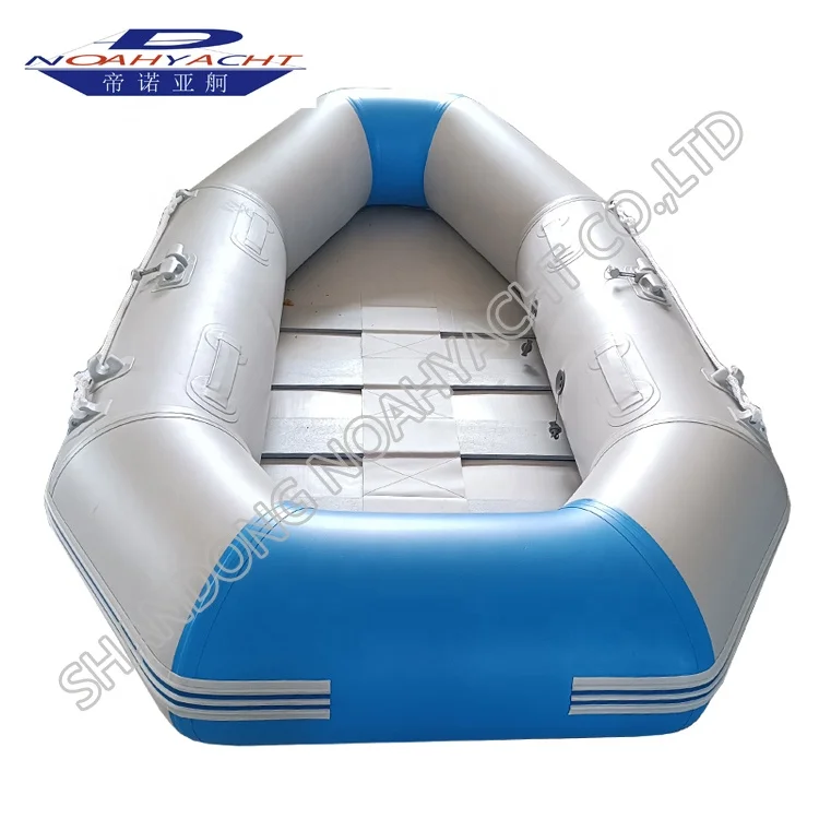 small inflatable fishing boat air deck floor schlauchboot pontoon boat