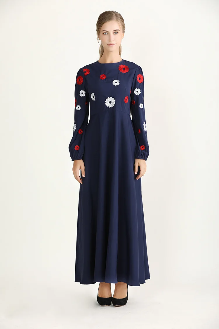 
European fashion summer long dress maxi dress Spring plus size dresses 