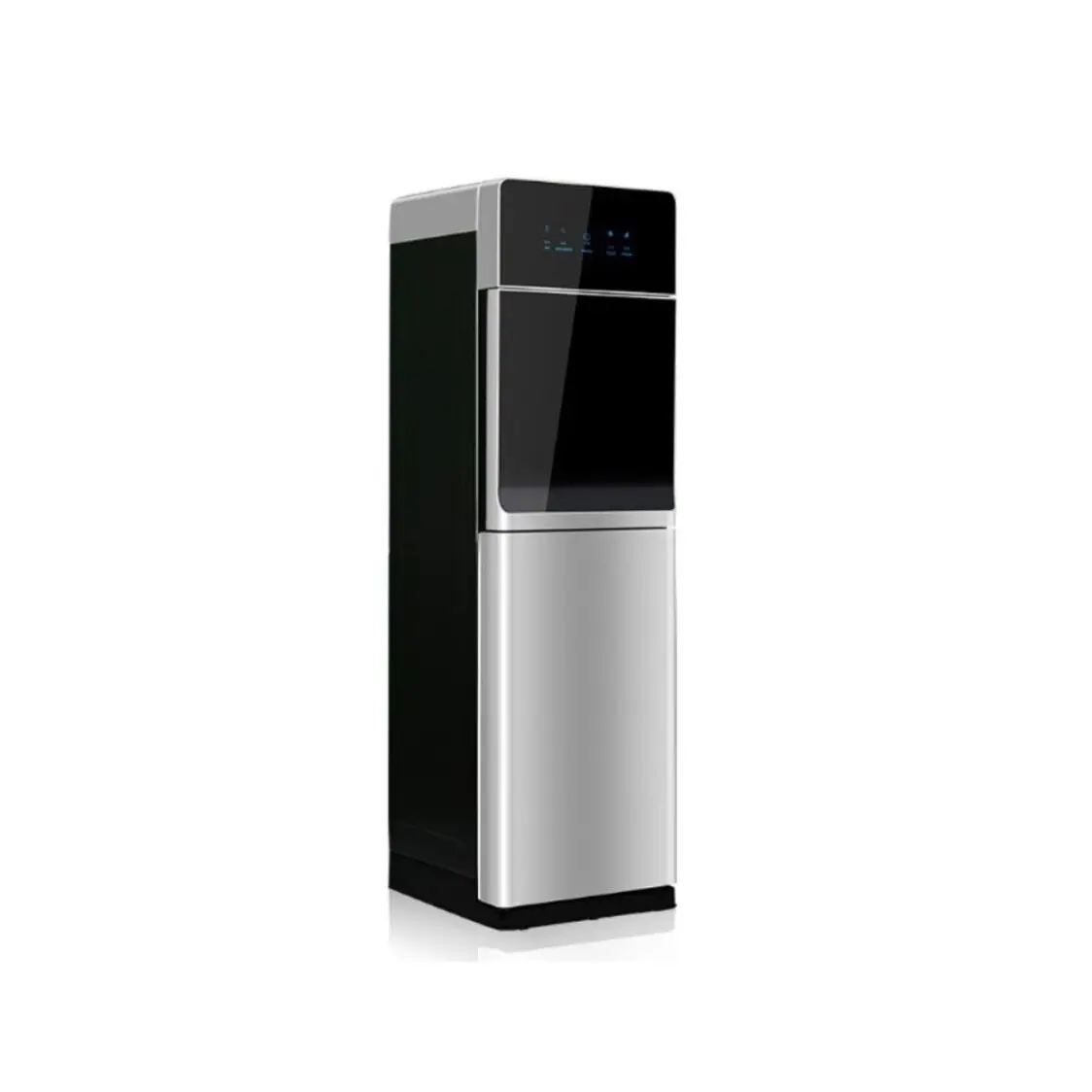 Standing Large Compressor Cooling Freestanding hot and cold water dispenser with fridge