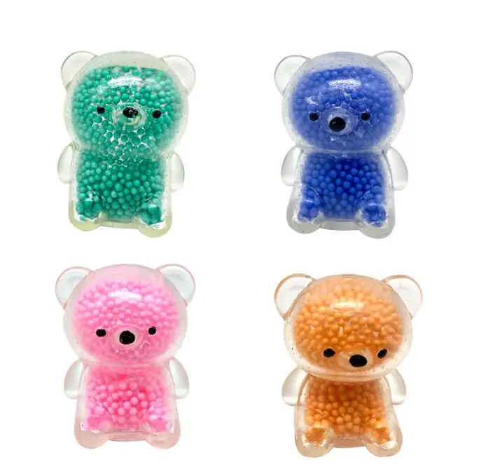 Little Bear Stree Balls Anti Fidget Ball TPR Sugar Stress Balls Animal Squeeze Release Stress Toys