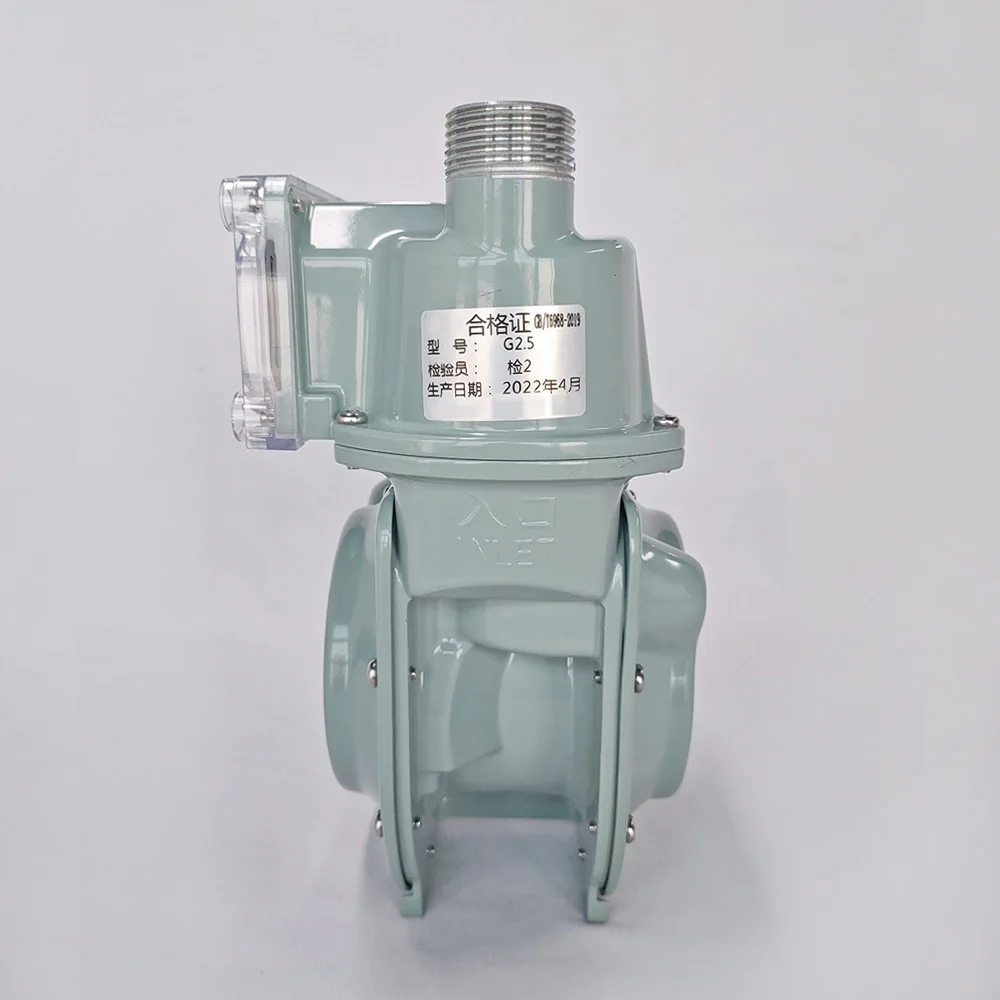 Domestic gas meter g2.5/aluminum shell  gas meter