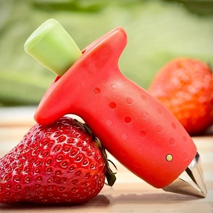 Hot Selling Stainless Steel Strawberry Corer Fruit Remover Strawberry Huller Pineapple Tomato Corer