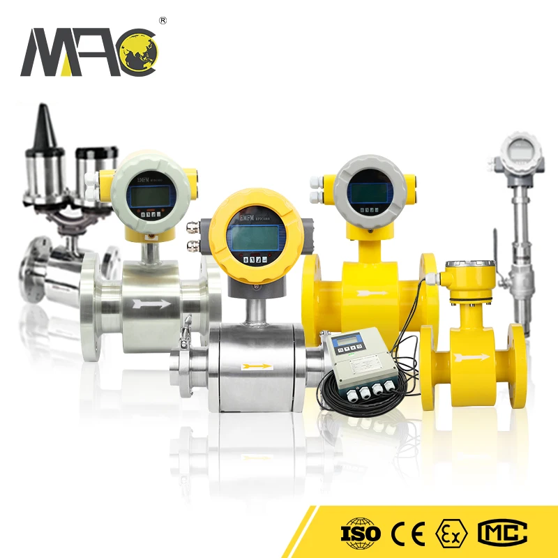 Macsensor 4-20ma Output With Rs485 Modbus 6 Inch Magnetic Water Flow Meter