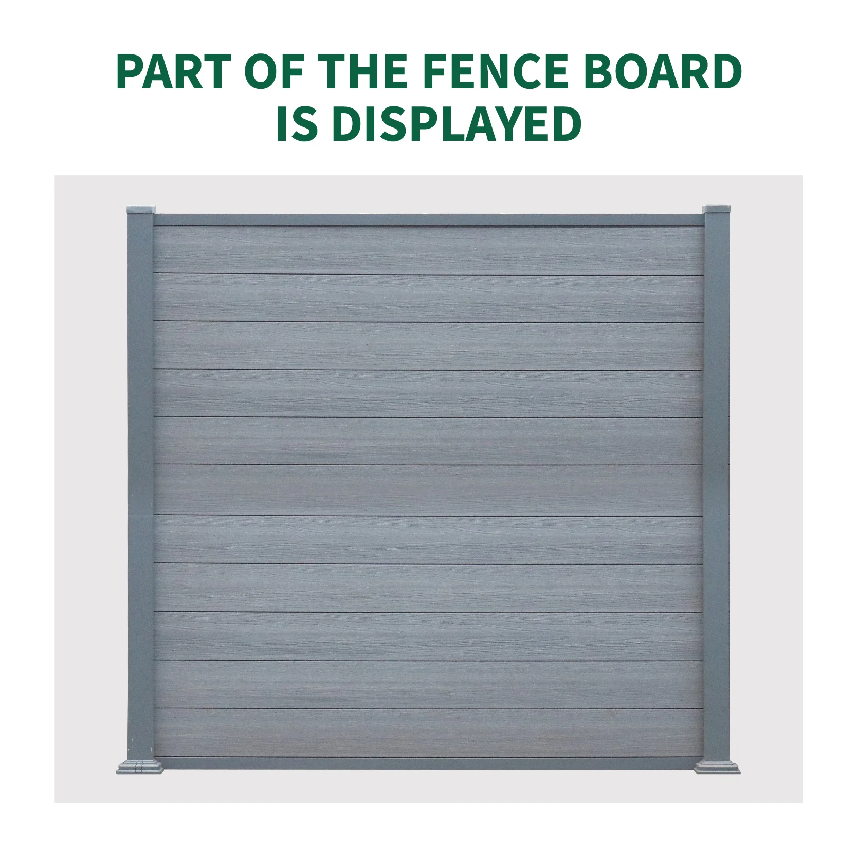 New product lath solid villa hotel wpc fence panels wpc interior wall panel eco-friendly wpc fence