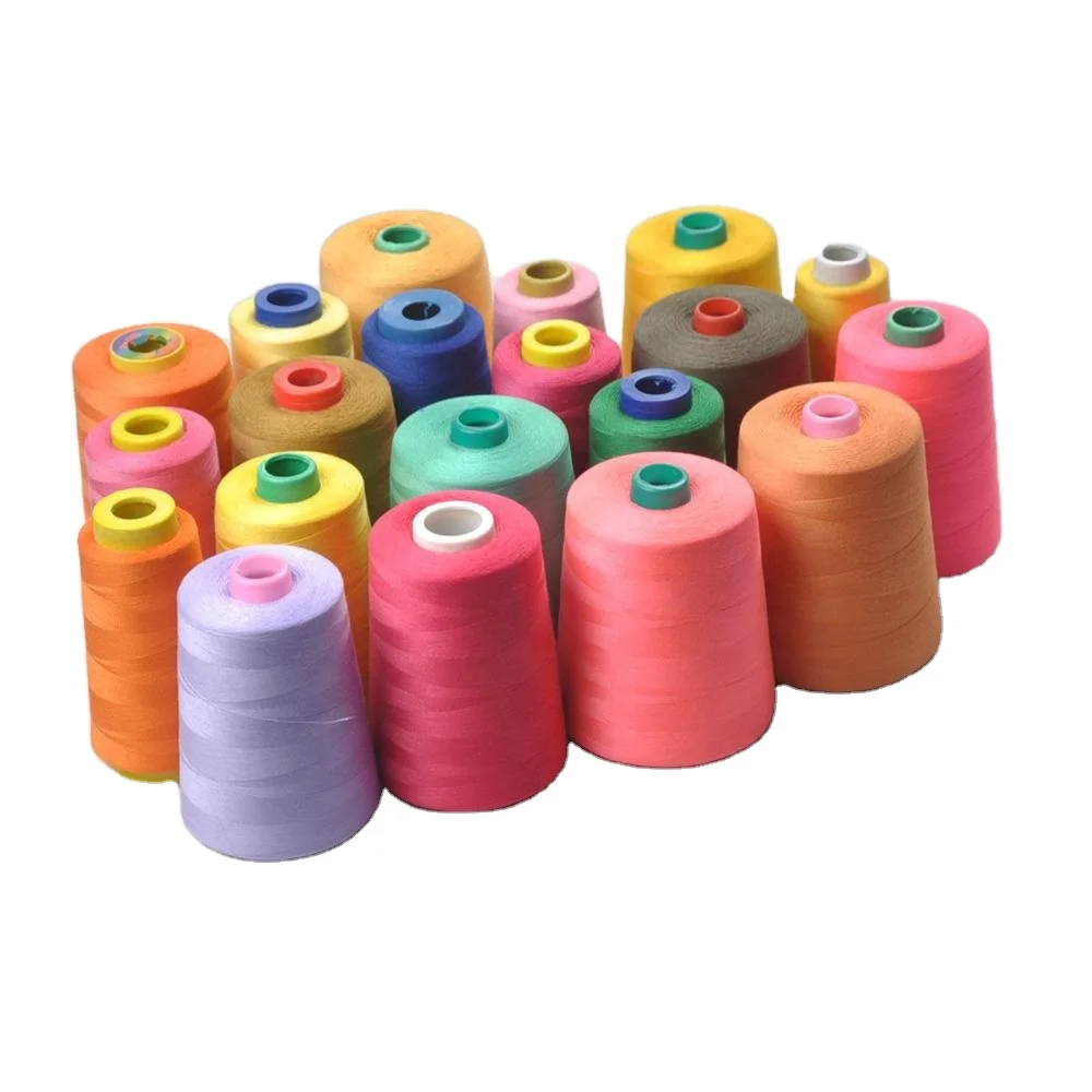 wholesale manufacturer best quality cheap price 20/3 20/2 40/2 polyester sewing thread leather sewing bag sewing