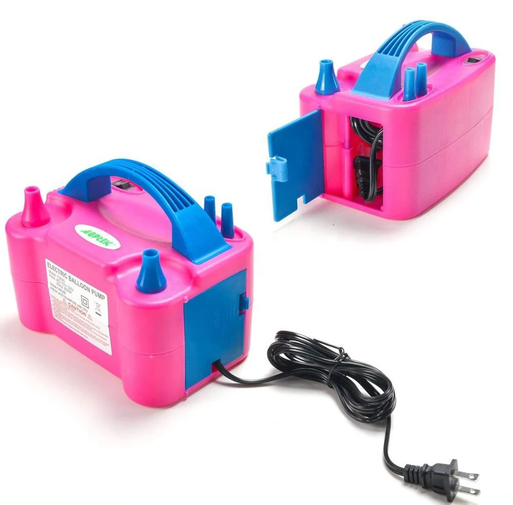 Electric Inflator Balloon Blower Helium Home Automatic Inflatable Pump Portable Tool Double-hole Balloons air Inflator