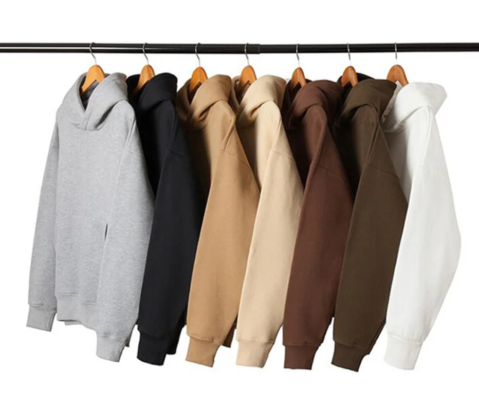 Оптовая продажа, Мужская толстовка из 100% хлопка с простым логотипом, мужские толстовки оверсайз из чистого флиса, мужские толстовки унисекс на заказ