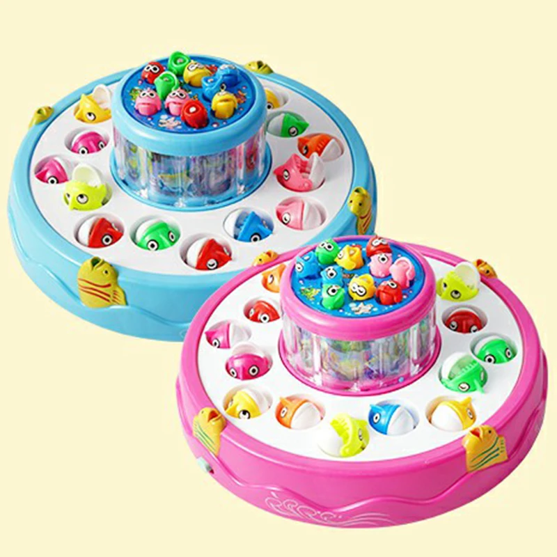 
Customizable Children kitten fishing toys non magnetic fishing rod baby 3 6 years old rotation parent child interaction game  (62474551348)