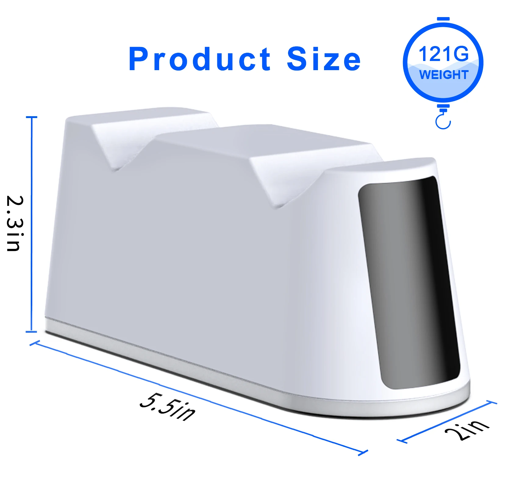 Original factory design  PS5 dual  charging dock station for PlayStation 5 controllers and 4 dynamic RGB light mode