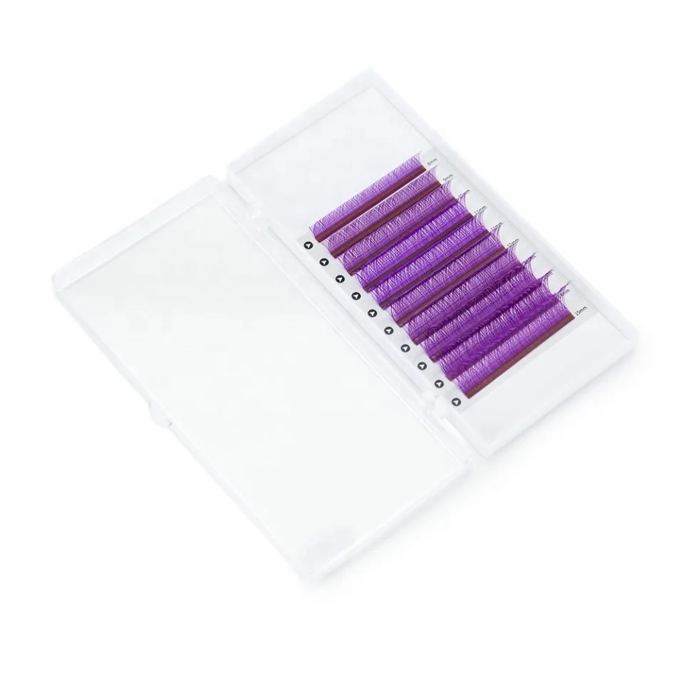 Handmade Professional Eyelash Extensions Custom YY Shape Lash Curl Mink Silk Material Volume Model Professional Y Lash C D Curl