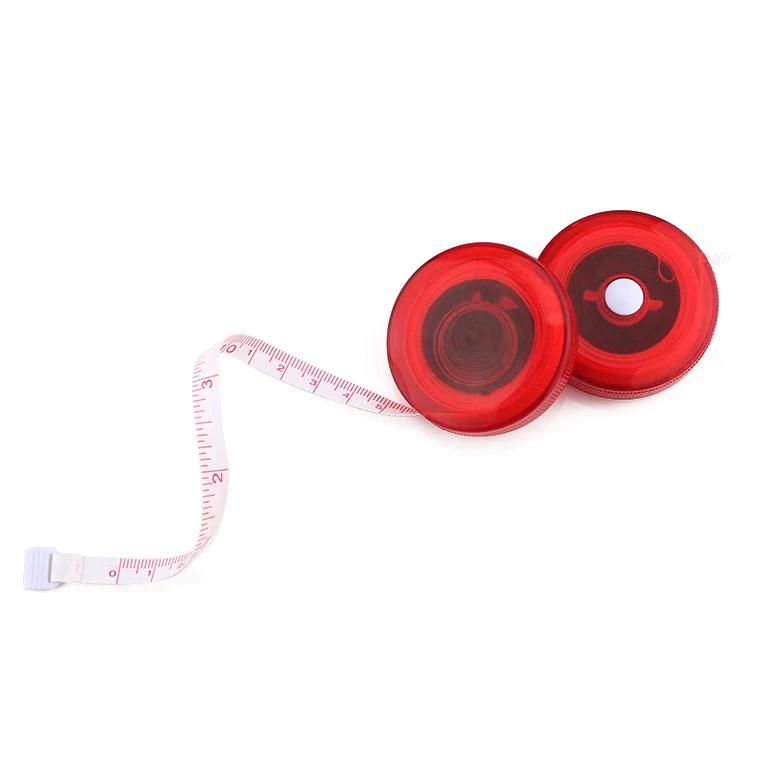 150Cm 60 Inch Hot Sale Round Mini Sewing Cloth Tailor Fabric Metric Inch Retractable Measuring Tape,Pvc Measuring Tape