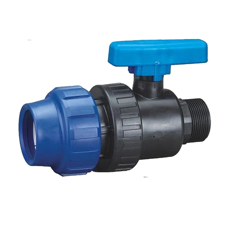 Connector Ppvc Plastic Pe Tap Ball Valve Pipe Fittings Handle
