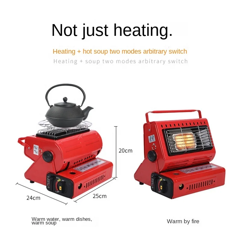 wholesale Portable Outdoor Mini Camping Stove Iron Manual Heating Cassette Gas Stove for Ice Fishing for Tent Baking and Outdoor Heating