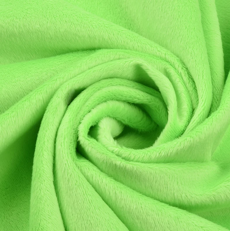 Crystal Super Soft Flannel Polyester Flannel Clothing Lining Toy Fleece Home Fabric Meets US EPA antimony (Sb) content